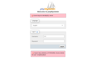 Solusi Gagal Login ke phpMyAdmin setelah fresh install HestiaCP phpMyAdmin