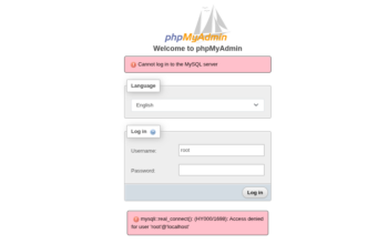 Solusi Gagal Login ke phpMyAdmin setelah fresh install HestiaCP phpMyAdmin