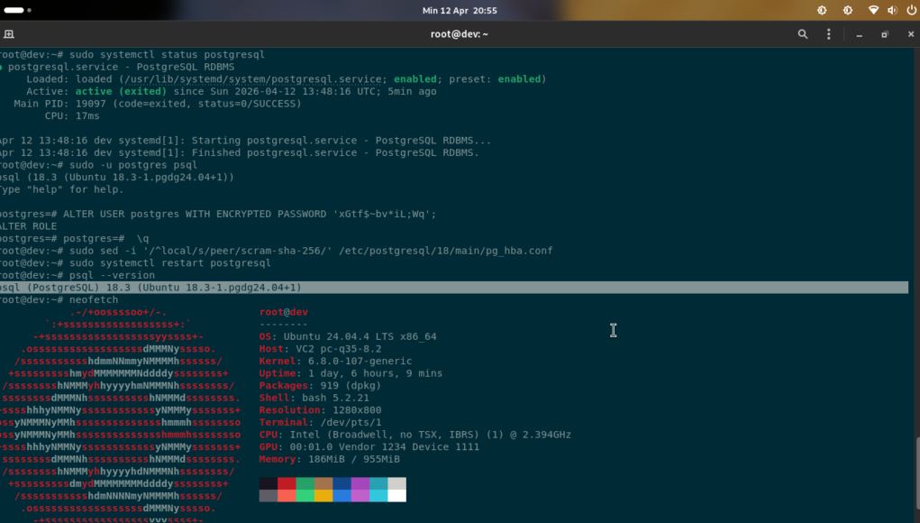 Install PostgreSQL 18 di Ubuntu 24.04 LTS (Noble Numbat) Vultr VPS