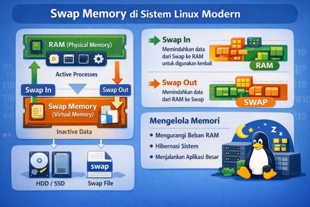Swap Memory di Sistem Linux Modern