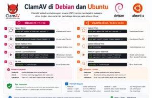Panduan Install ClamAV Scanner di Debian dan Ubuntu ClamAV Scanner di Debian dan Ubuntu