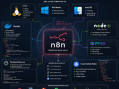 Apa itu n8n? Penjelasan dan Fungsi Utamanya n8n di Linux, Windows, MacOS, Docker, Node.js, PM2, Systemd Service dan Kubernetes (K8s)