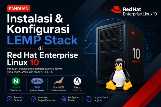 Panduan Instalasi & Konfigurasi LEMP Stack di Red Hat Enterprise Linux 10 Panduan Instalasi & Konfigurasi LEMP Stack di Red Hat Enterprise Linux 10