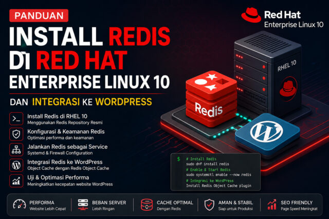 Panduan Install Redis di Red Hat Enteprise Linux 10 dan Integrasi ke WordPress Panduan Install Redis di Red Hat Enteprise Linux 10 dan Integrasi ke WordPress